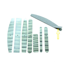 Customized Emery board Replaceable zebra nail file 80/100/150/180/240 double side OEM